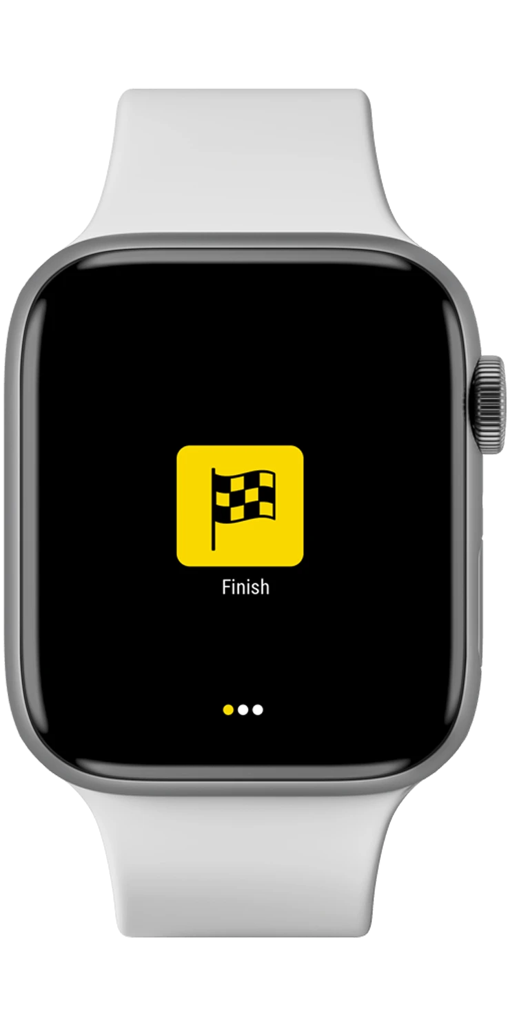 Fin d'entraînement Montre Connectée Freelap
