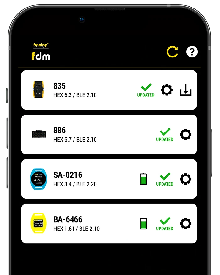 Freelap Device Manager