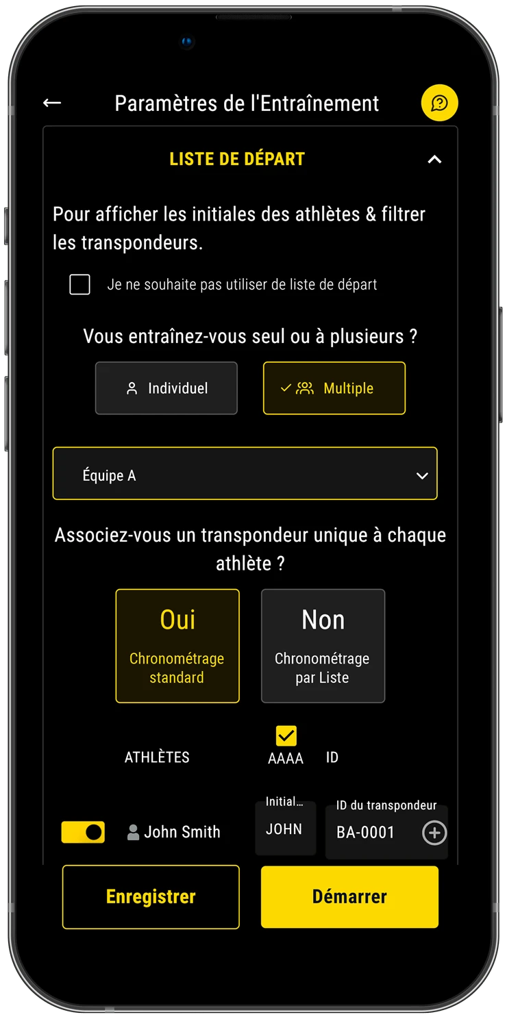 Список отправлений MyFreelap