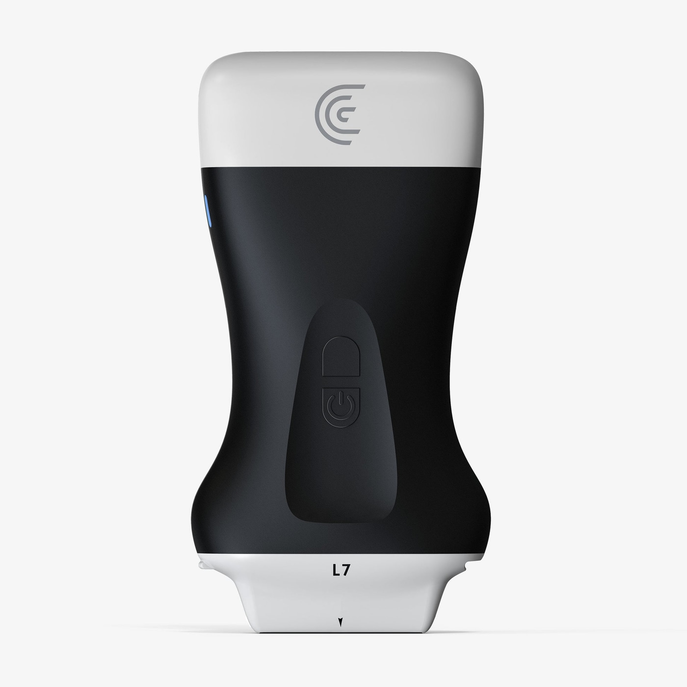 Сканер Clarius L7 HD3 спереди на белом фоне