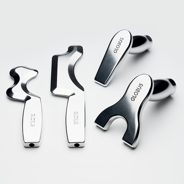 Набор Globus Fascia Tools: четыре стальных блейда IASTM в кейсе