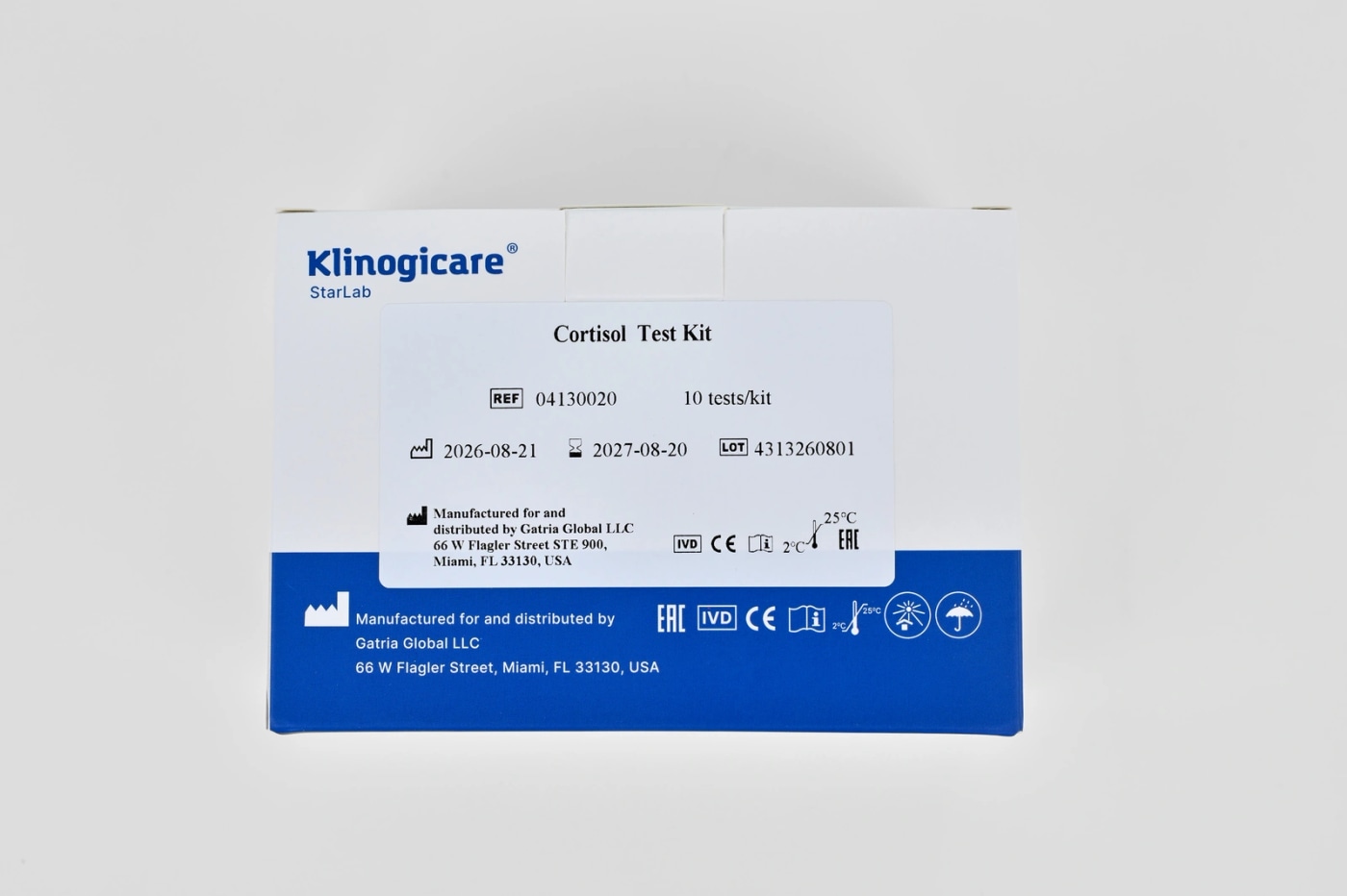 Набор Cortisol Test Kit для анализатора Klinogicare StarLab Hormones & Proteins