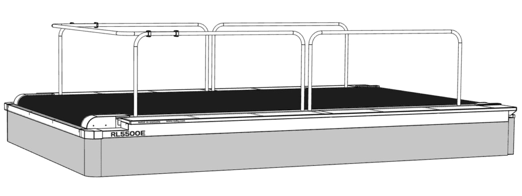 Габаритный чертёж дорожки RODBY RL5500E